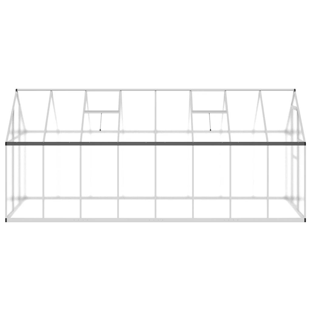 Telaio Serra con Base Argento 445x169x195 cm in Alluminio
