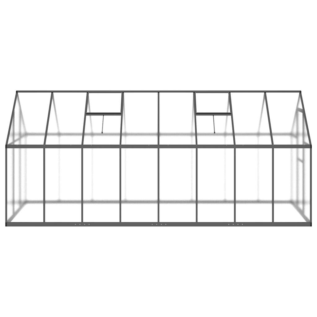 Telaio Serra con Base Antracite 445x169x195 cm in Alluminio