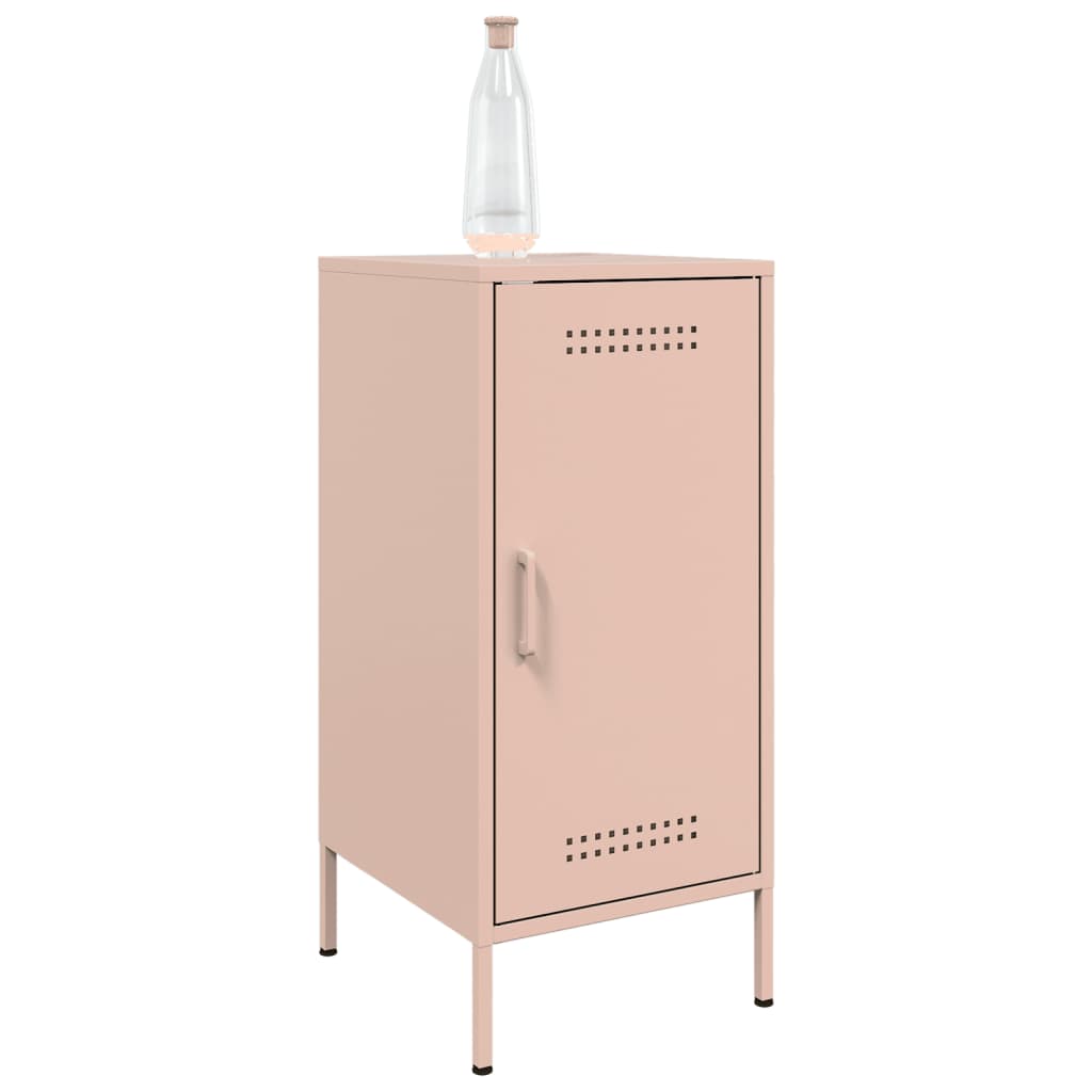 Credenze 2 pz Rosa 36x39x79 cm in Acciaio