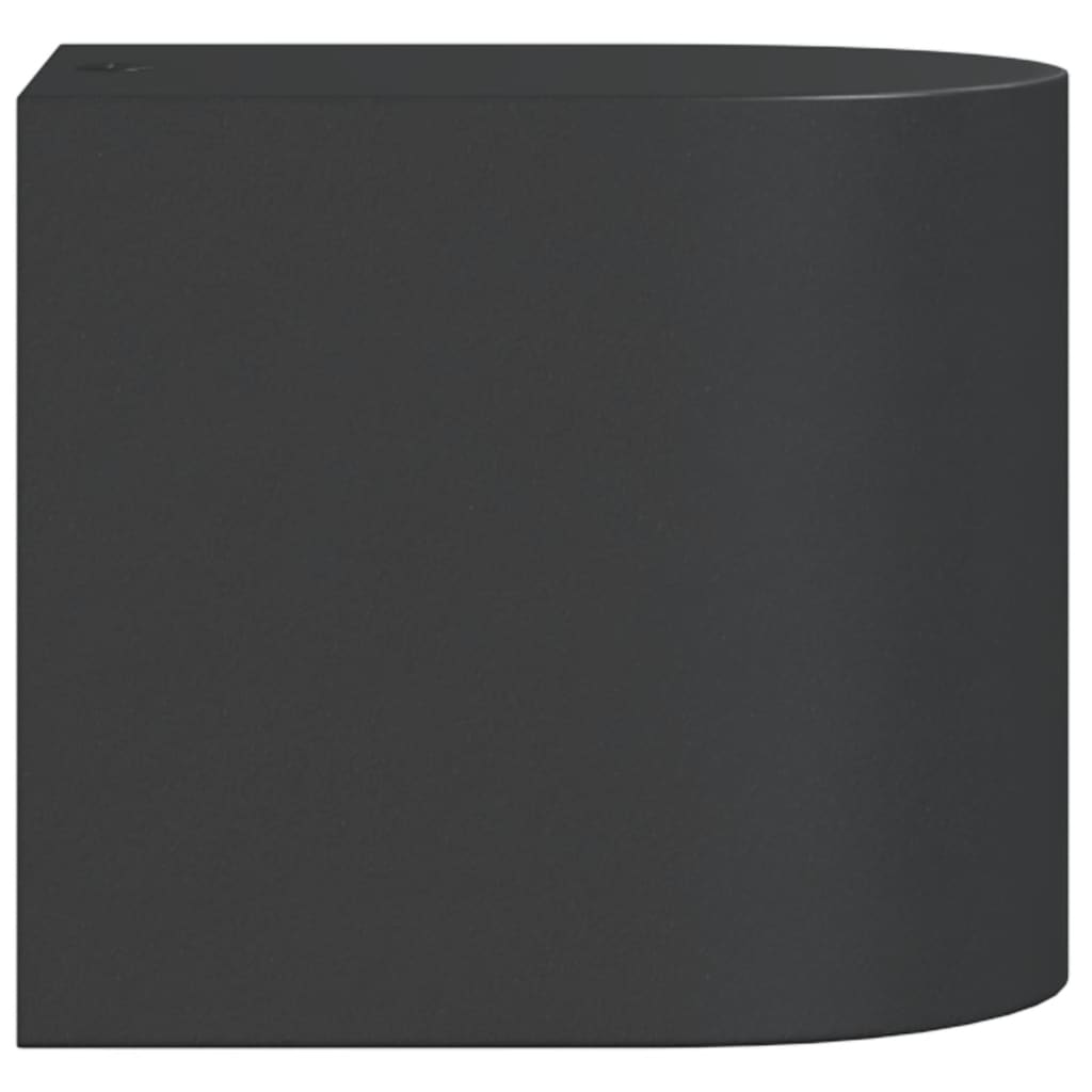 Applique per Esterni Nera in Alluminio Pressofuso