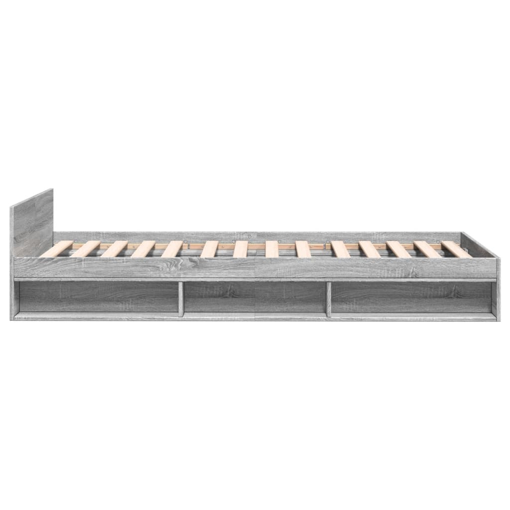 Giroletto Cassetto Grigio Sonoma 100x200 cm Legno Multistrato