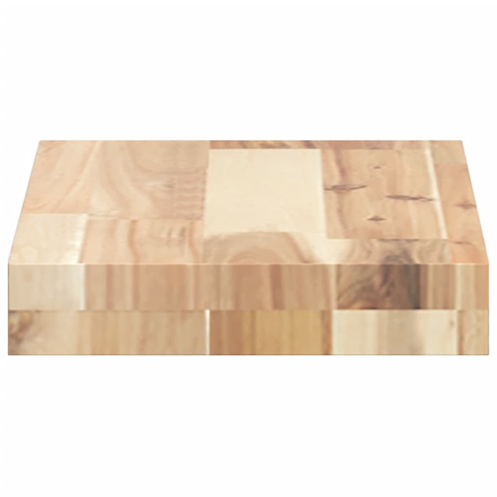 Mensole da Parete 4 pz 40x20x4 cm Legno Acacia Non Trattato