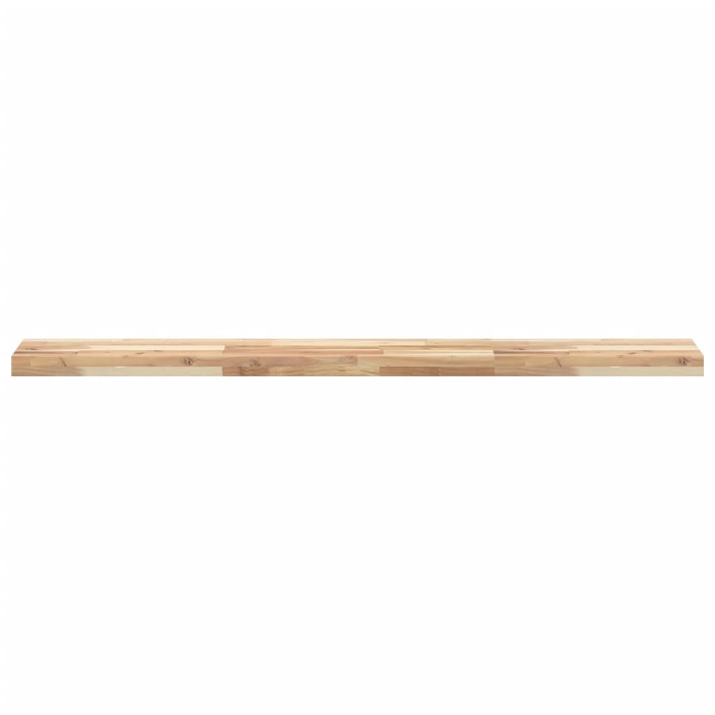 Mensole da Parete 2 pz 120x20x4 cm Legno Acacia Non Trattato