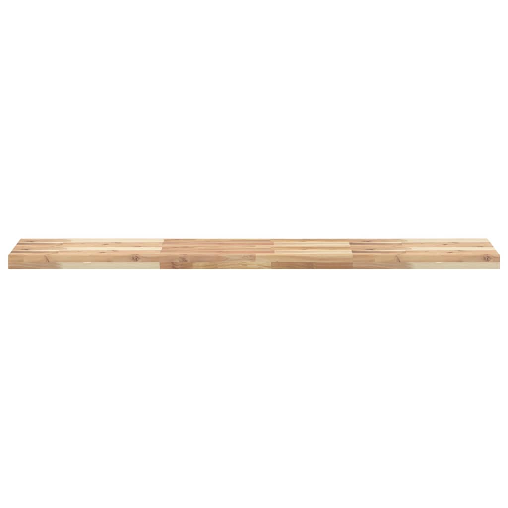 Mensole da Parete 2 pz 140x30x4 cm Legno Acacia Non Trattato