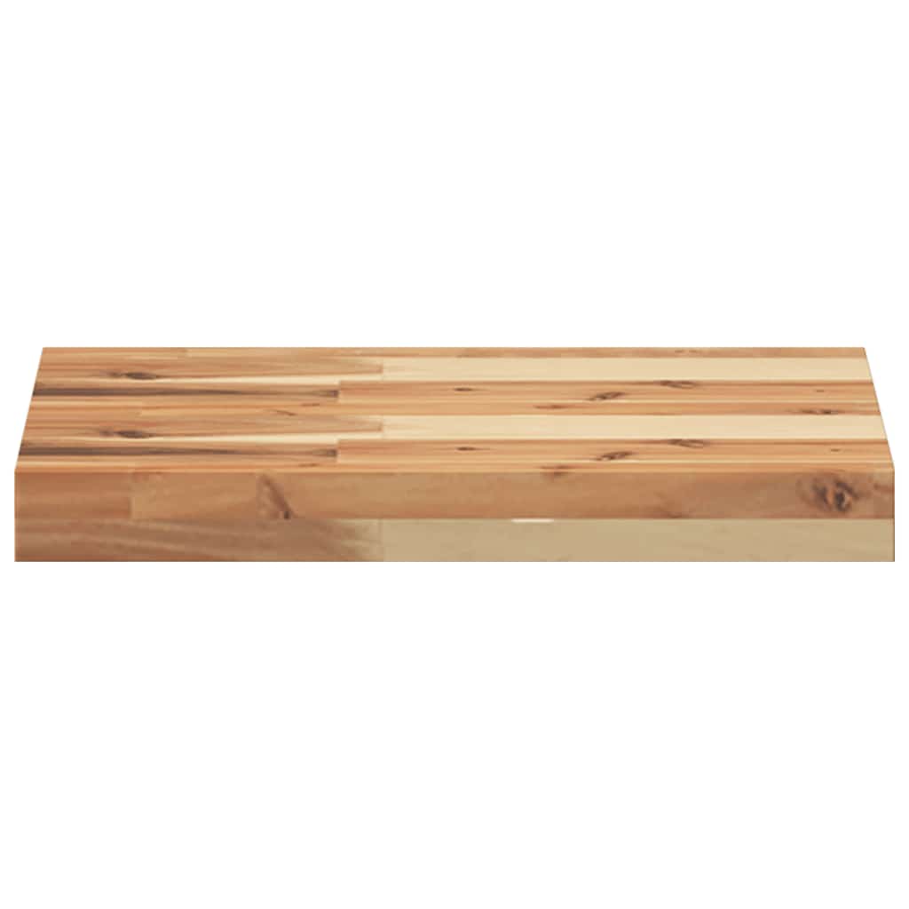 Ripiano a Parete 40x30x4 cm Legno Massello Acacia Rifinito Olio
