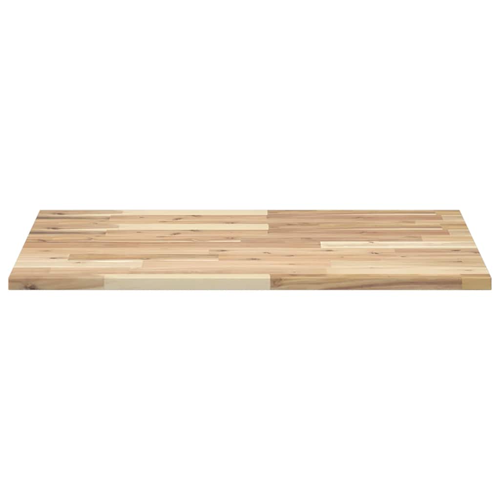 Piano Scrivania Non Trattato 100x60x2cm Legno Massello Acacia