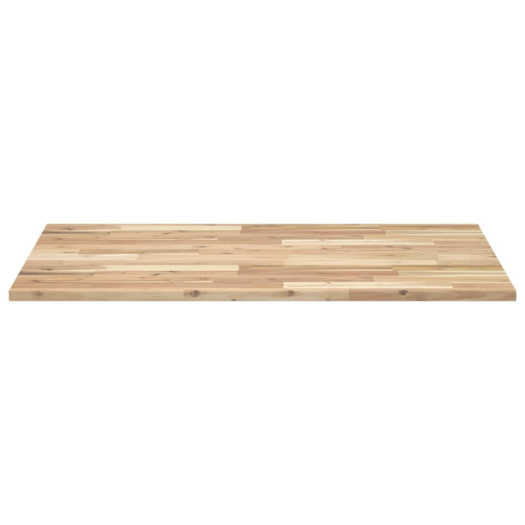 Piano Scrivania Non Trattato 100x70x2cm Legno Massello Acacia