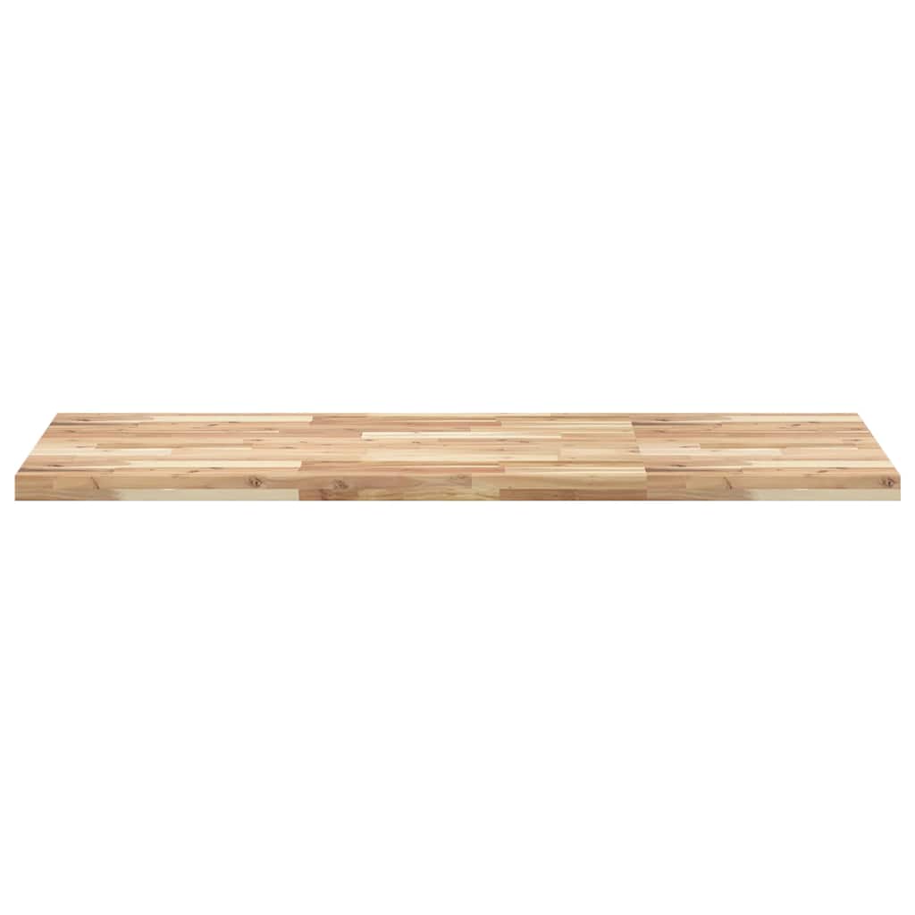 Piano Scrivania Non Trattato 120x60x4cm Legno Massello Acacia