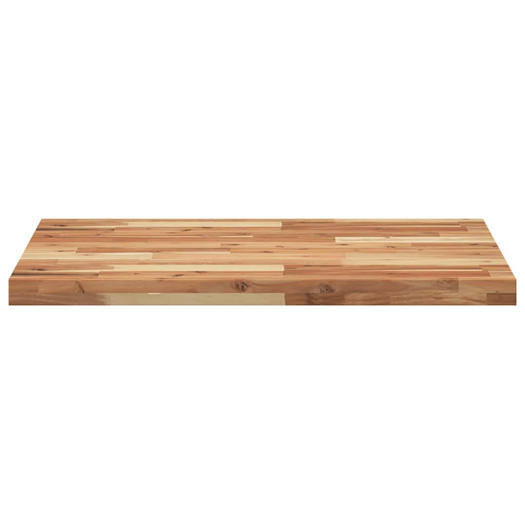 Piano Scrivania a Olio 80x60x4 cm Legno Massello di Acacia