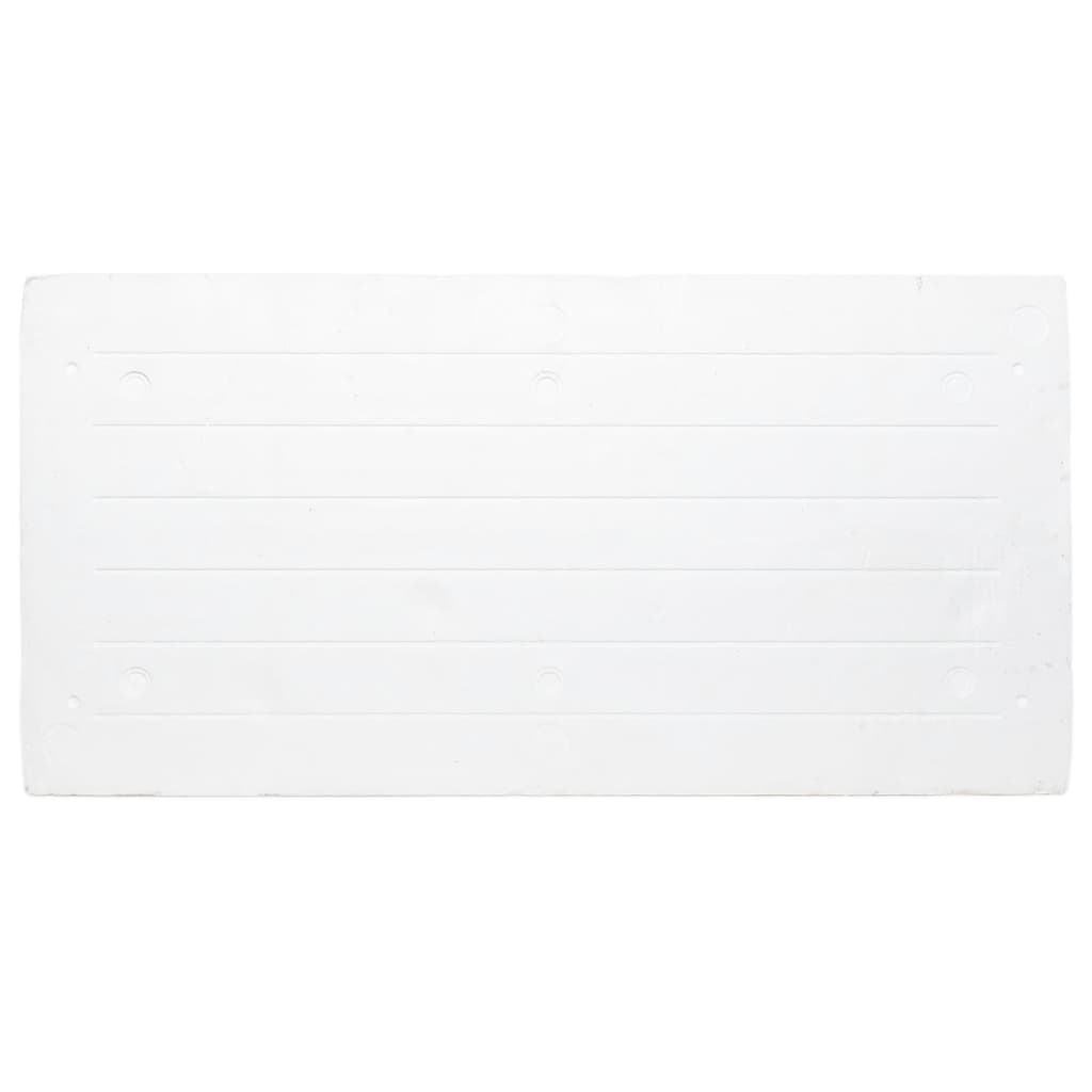 Pannelli Murali 3D 10 pz Grigio Chiaro 100x50 cm EPS