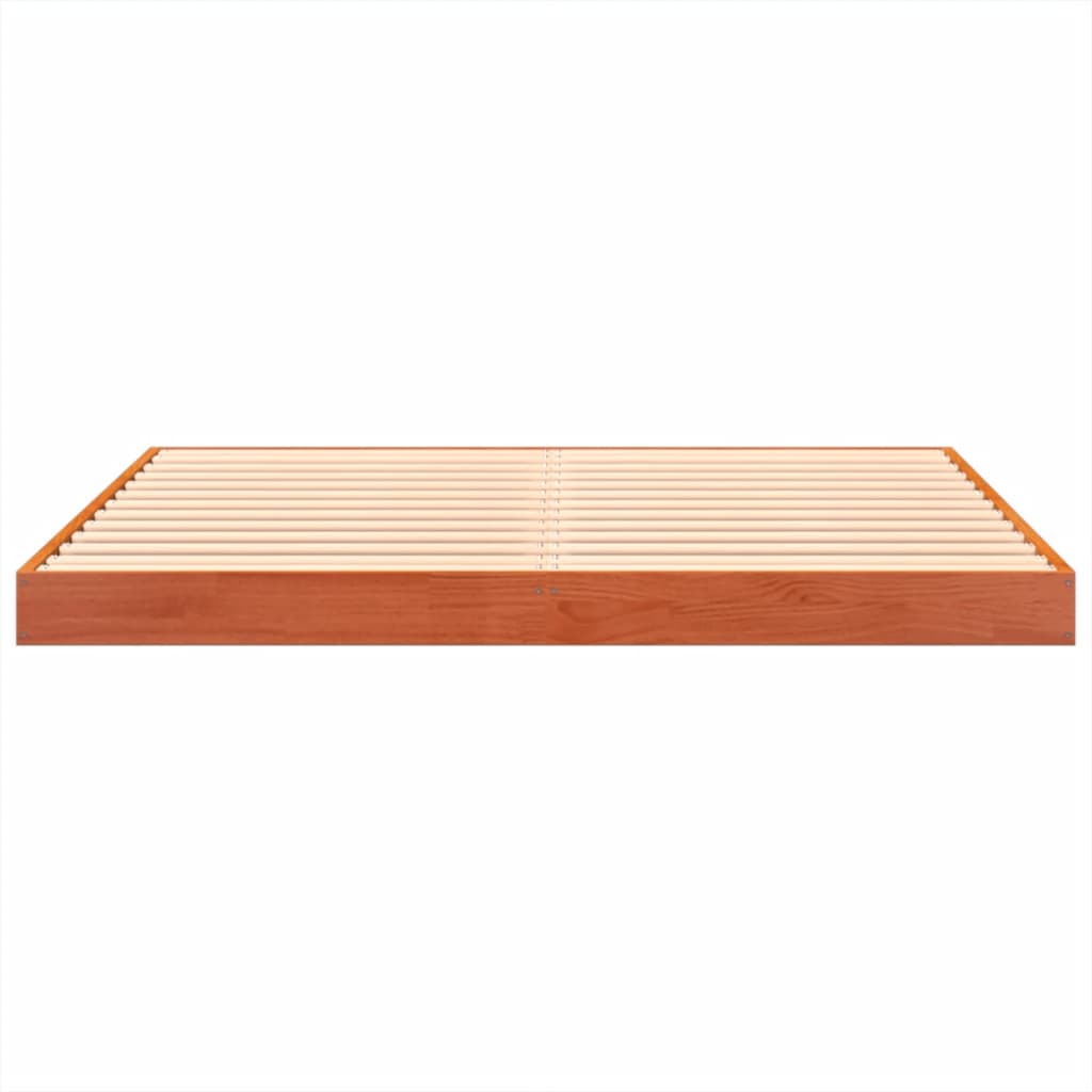 Giroletto Marrone Cera 140x200 cm in Legno Massello di Pino