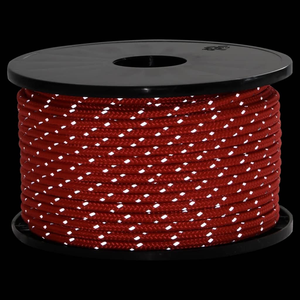 Corda Tenda con Strisce Riflettenti e Chiavi 50 m 5 mm