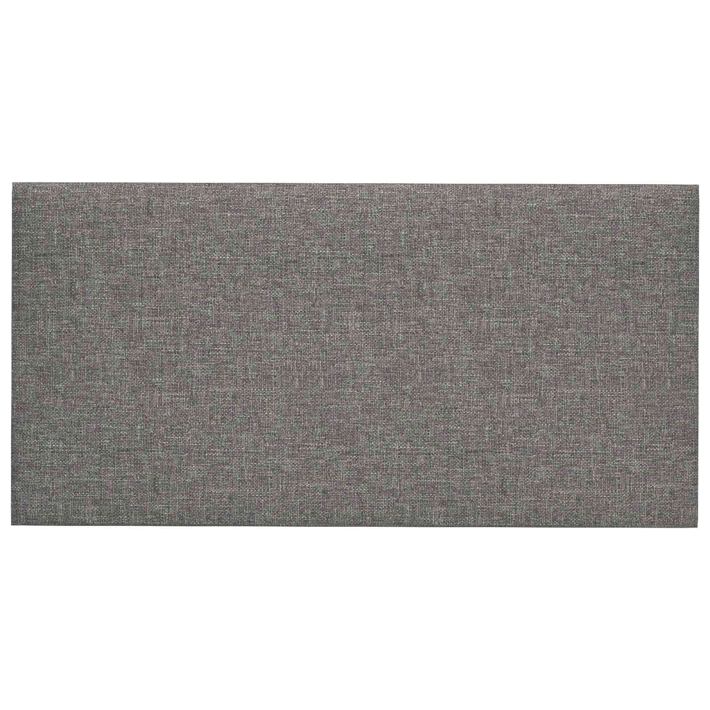 Testiera da Parete 12 pcs Grigio chiaro 30 x 15 cm Tessuto