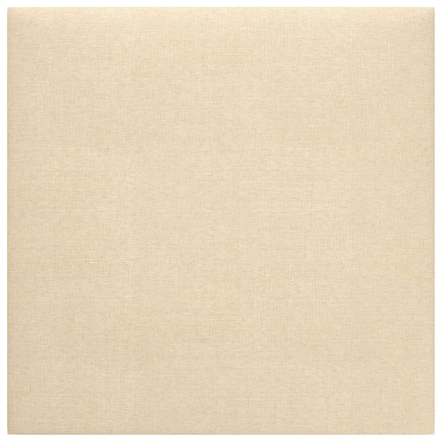 Testiera da Parete 12 pcs Crema 30 x 30 cm Tessuto