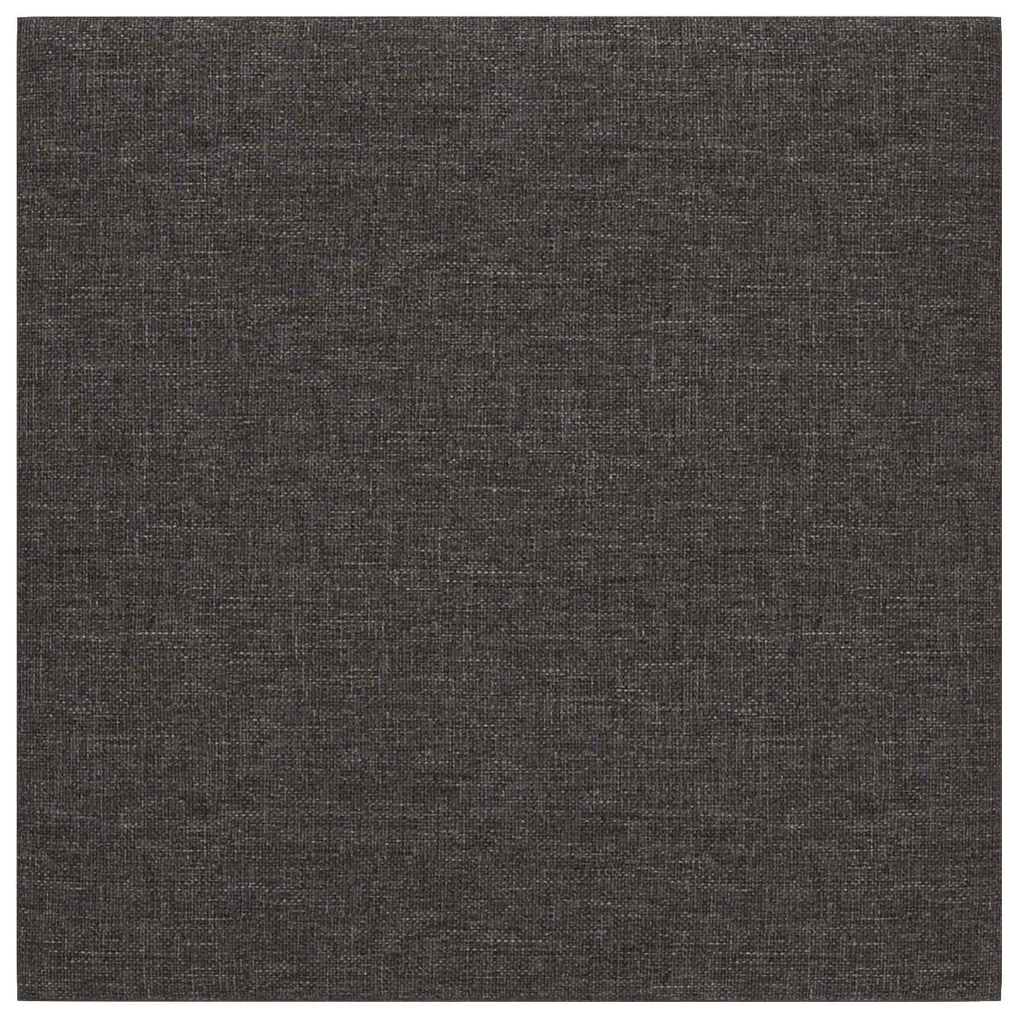 Testiera da Parete 12 pcs Grigio scuro 30 x 30 cm Tessuto