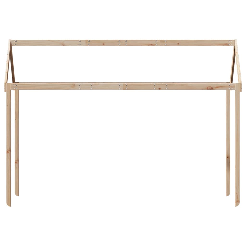 Tetto per Letto Bambini 207x80,5x151,5cm Legno Massello di Pino