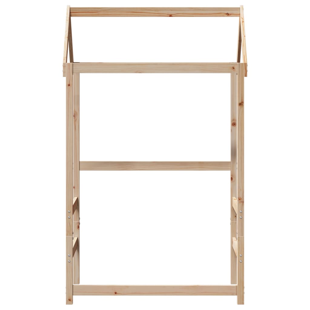 Tetto per Letto Bambini 118x70x176,5 cm Legno Massello di Pino
