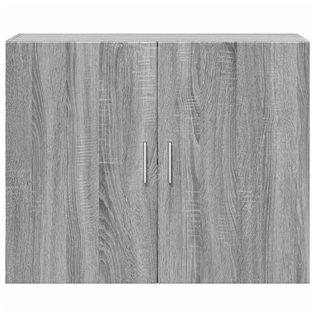 Mobile a Parete Grigio Sonoma 80x42,5x64cm in Legno Multistrato