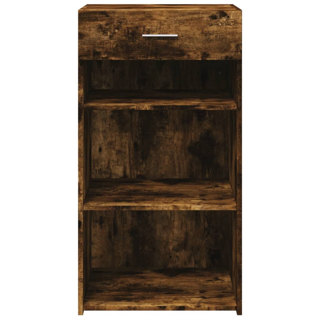 Credenza Rovere Fumo 50x42,5x93 cm in Legno Multistrato