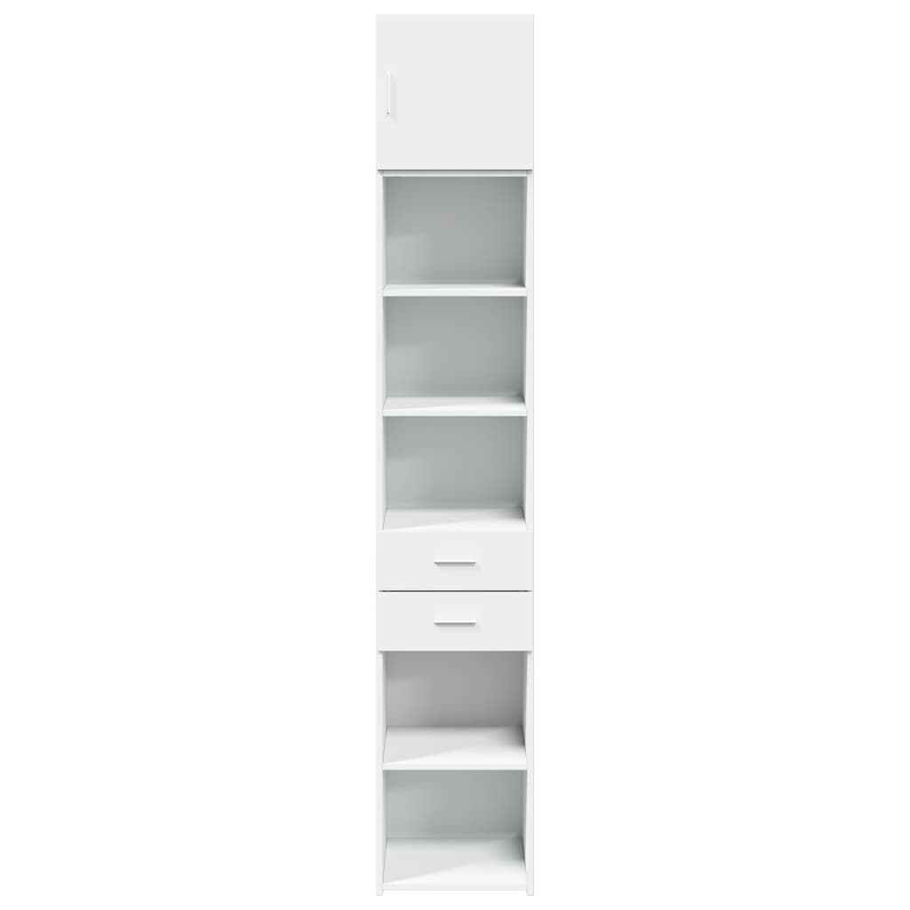 Mobile Sottile Bianco 40x42,5x225 cm in Truciolato
