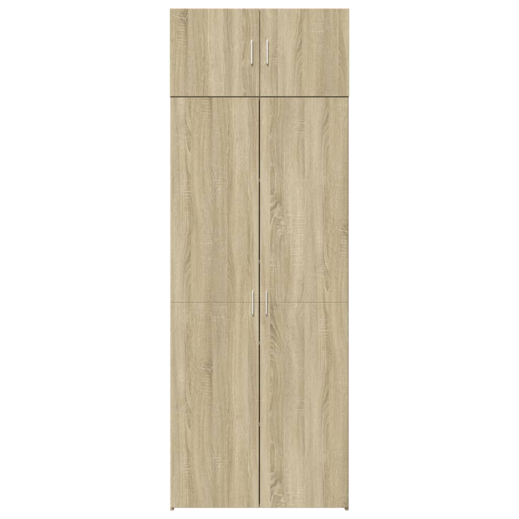 Armadietto Rovere Sonoma 80x42,5x225 cm in Truciolato