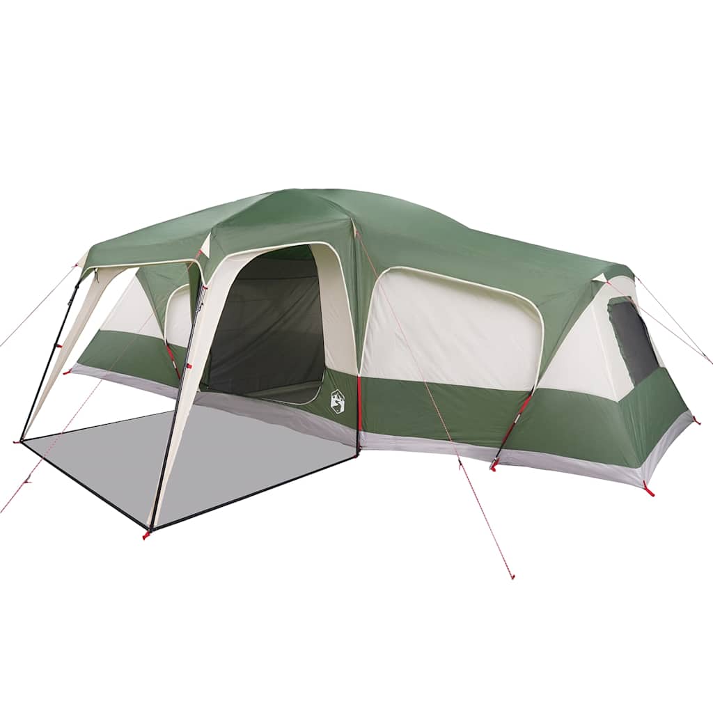 Tenda da Campeggio con Portico a Cupola 9 Persone Impermeabile