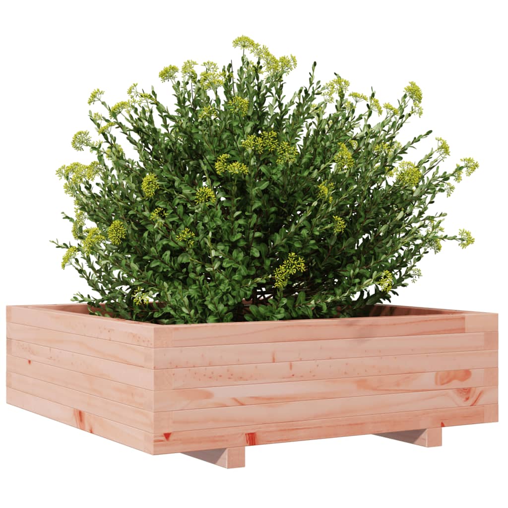 Fioriera da Giardino 80x80x26,5 cm in Legno Massello di Douglas