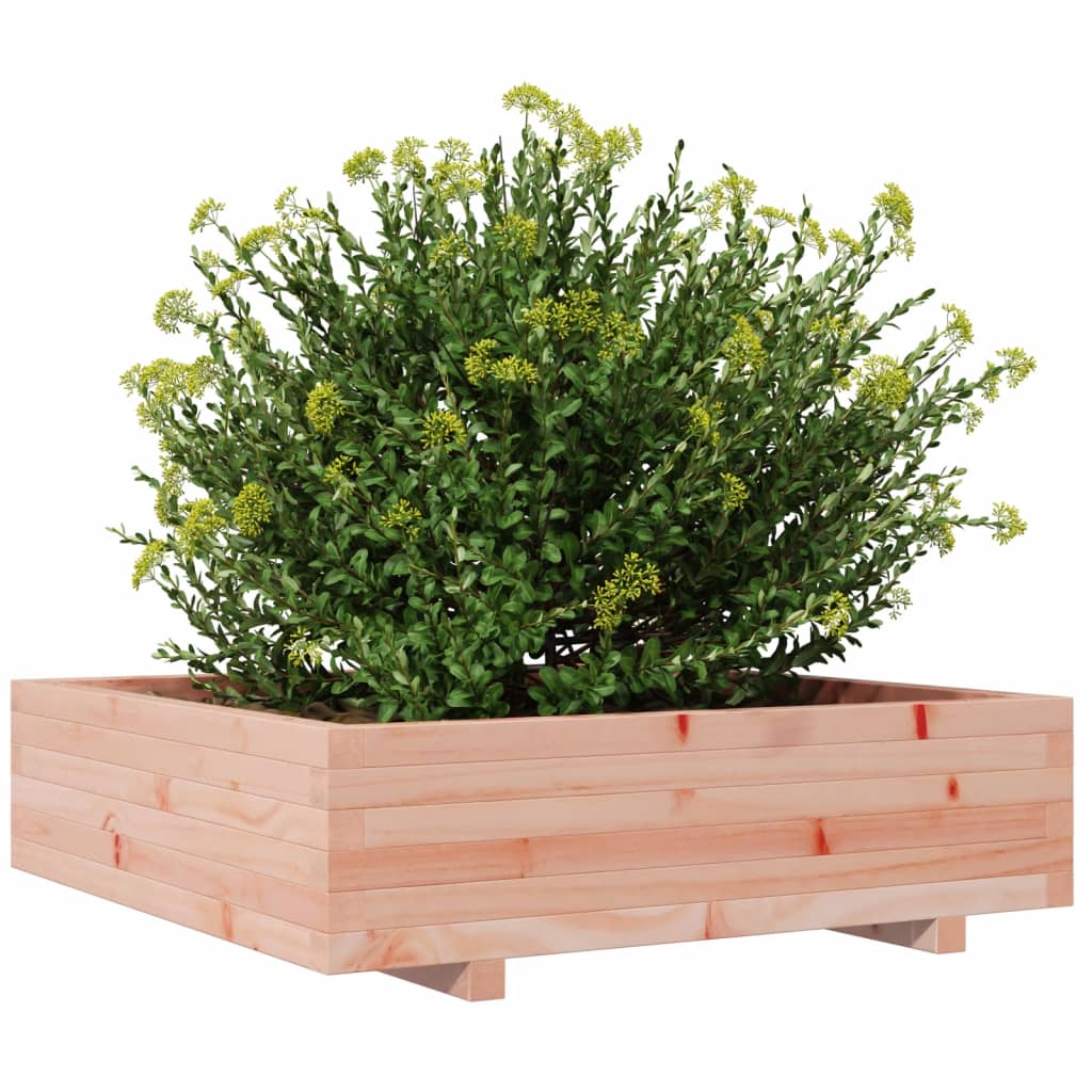 Fioriera da Giardino 90x90x26,5 cm in Legno Massello di Douglas