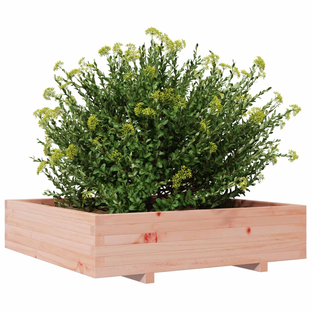 Fioriera da Giardino 100x100x26,5 cm Legno Massello di Douglas