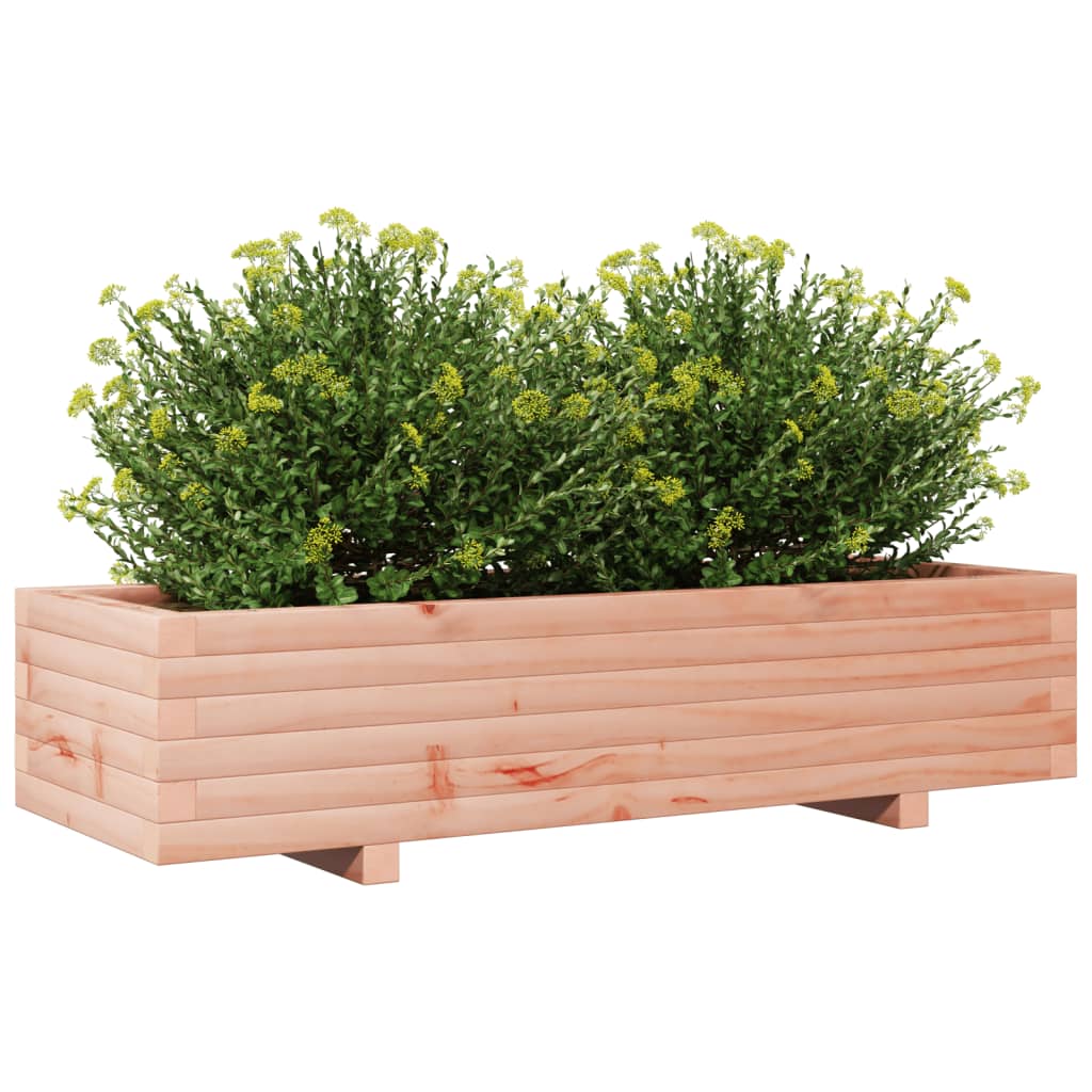 Fioriera da Giardino 110x40x26,5cm in Legno Massello di Douglas