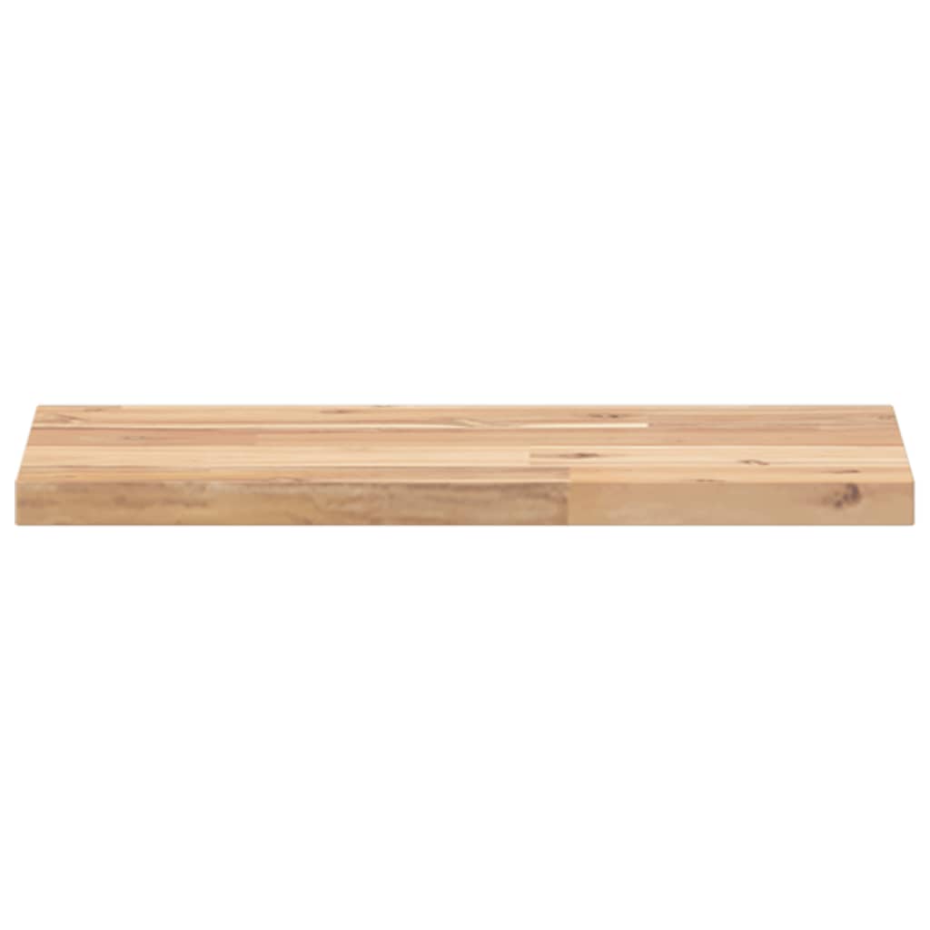 Piano Tavolo 40x20x2 cm Rettangolare Legno Massello di Acacia