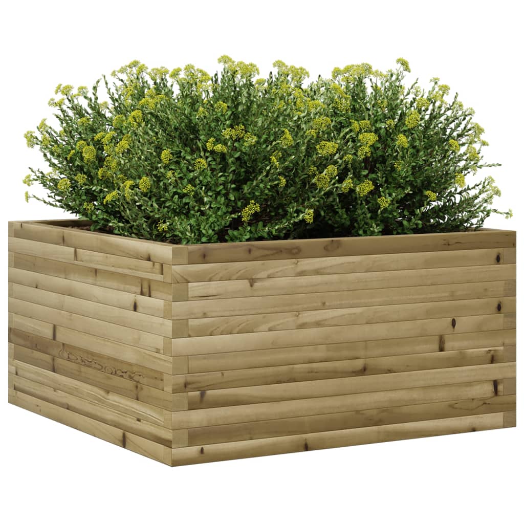 Fioriera da Giardino 90x90x46 cm in Legno di Pino Impregnato