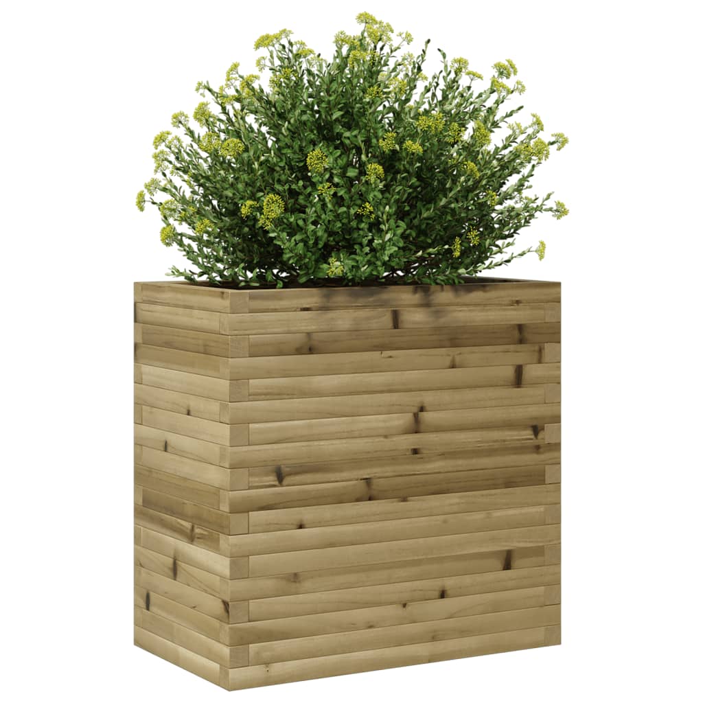 Fioriera da Giardino 70x40x68,5 cm in Legno di Pino Impregnato