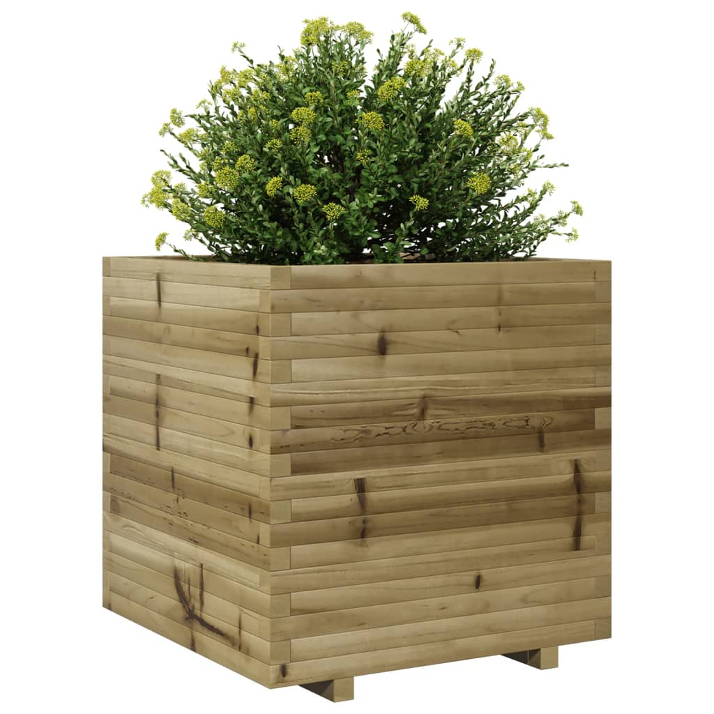 Fioriera da Giardino 70x70x72 cm in Legno di Pino Impregnato