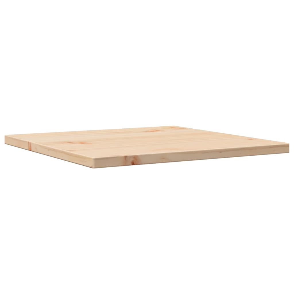 Piano Tavolo 40x40x1,7 cm Quadrato in Legno Massello di Pino