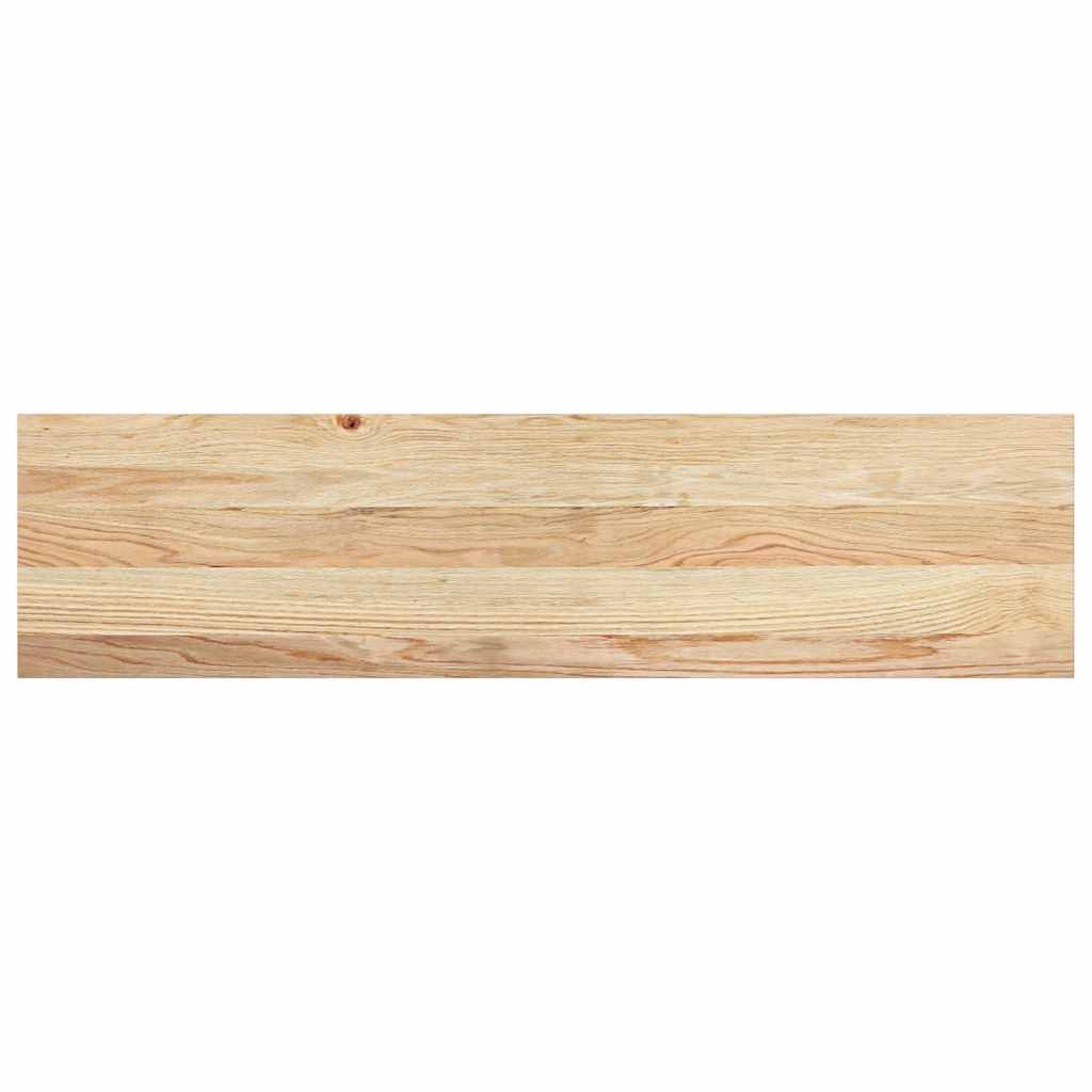 Gradini 4 pz 100x25x2 cm in Rovere Massello Non Trattato
