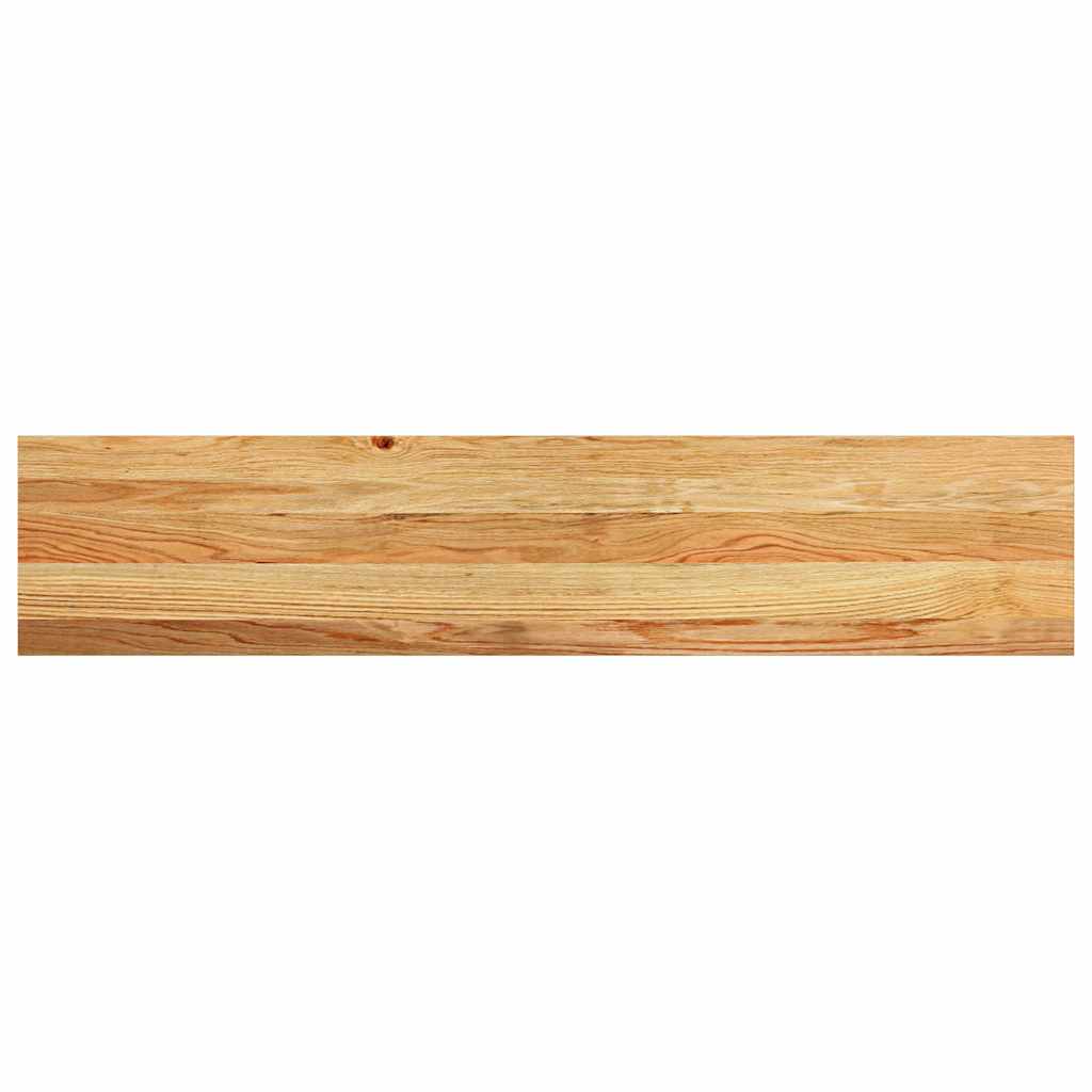 Gradini 8 pz Marrone Chiaro 120x25x2 cm Legno Massello Rovere