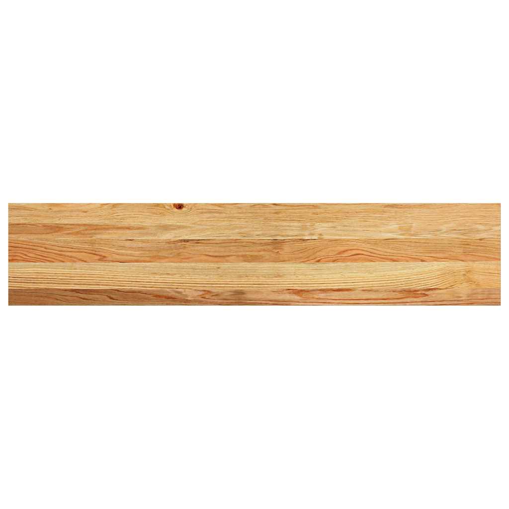 Gradini 12 pz Marrone Chiaro 120x30x2 cm Legno Massello Rovere