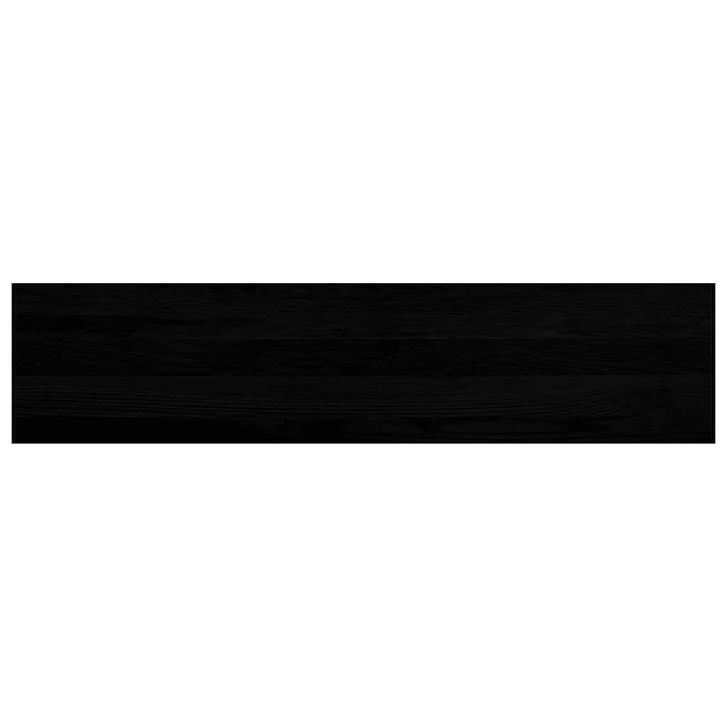 Gradini 4 pz Marrone Scuro 110x25x2 cm Legno Massello Rovere