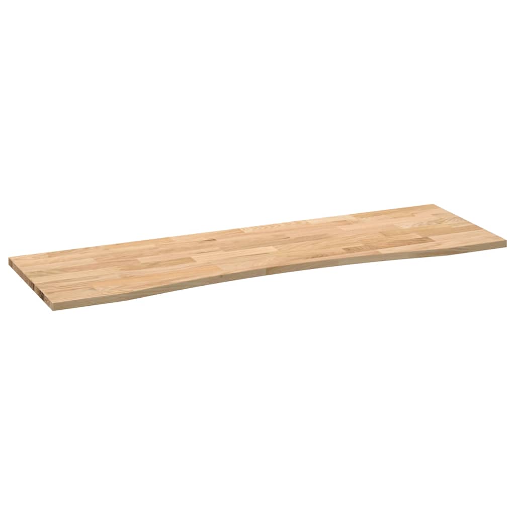 Piano Scrivania 160x50x2,5 cm Rovere Massello Non Trattato