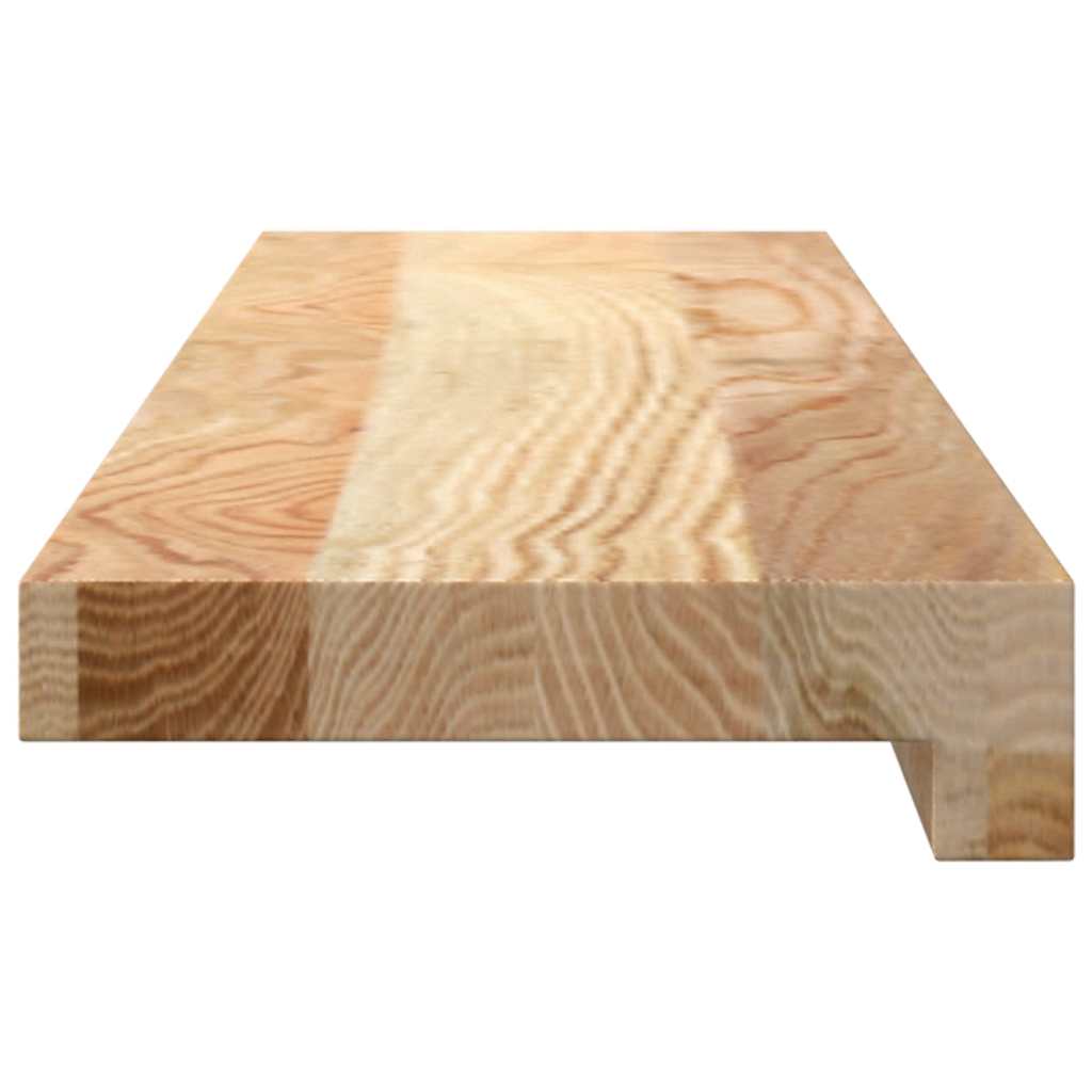 Davanzali 2 pz Non Trattati 70x15x2 cm Legno Massello di Rovere