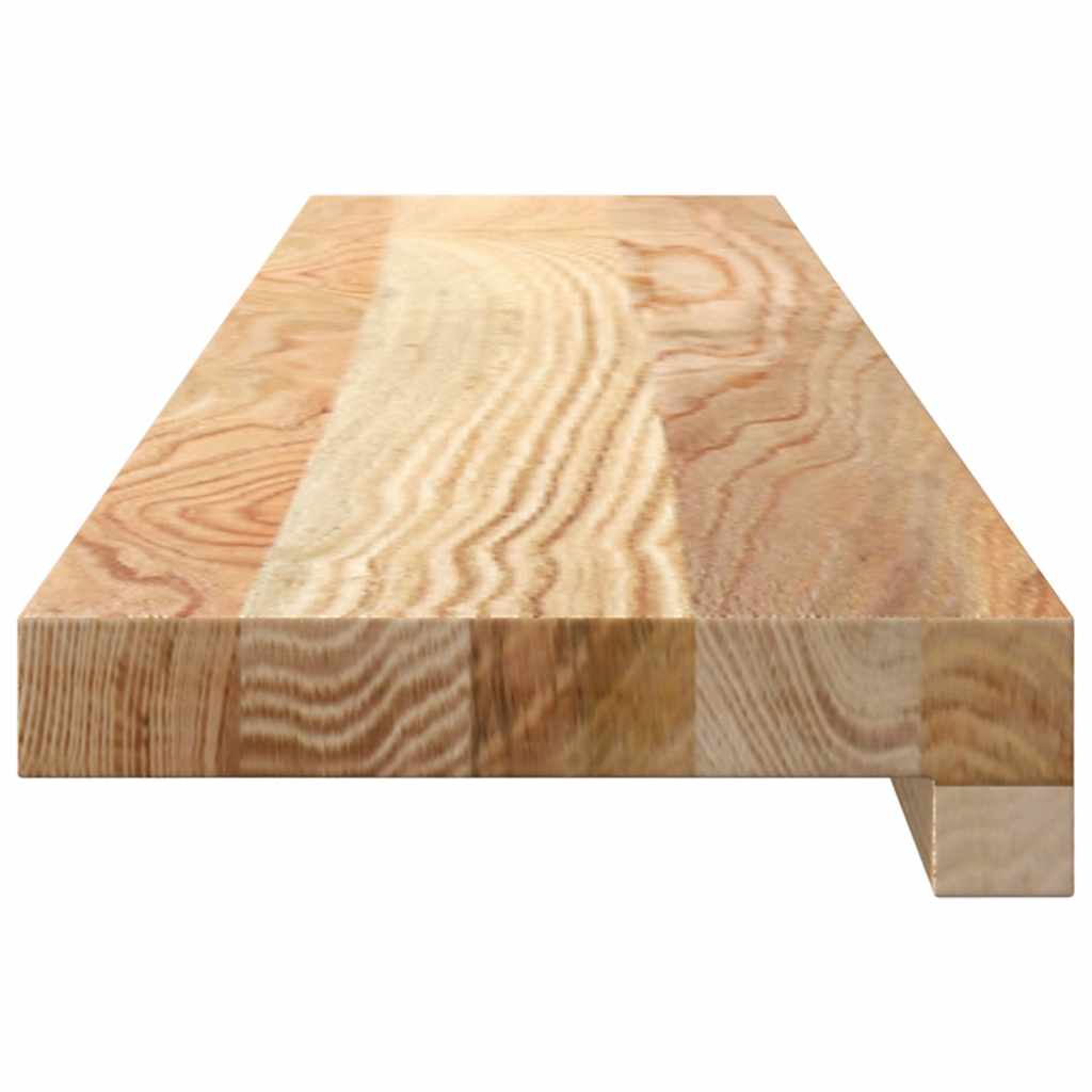 Davanzali 2 pz Non Trattati 90x15x2 cm Legno Massello di Rovere