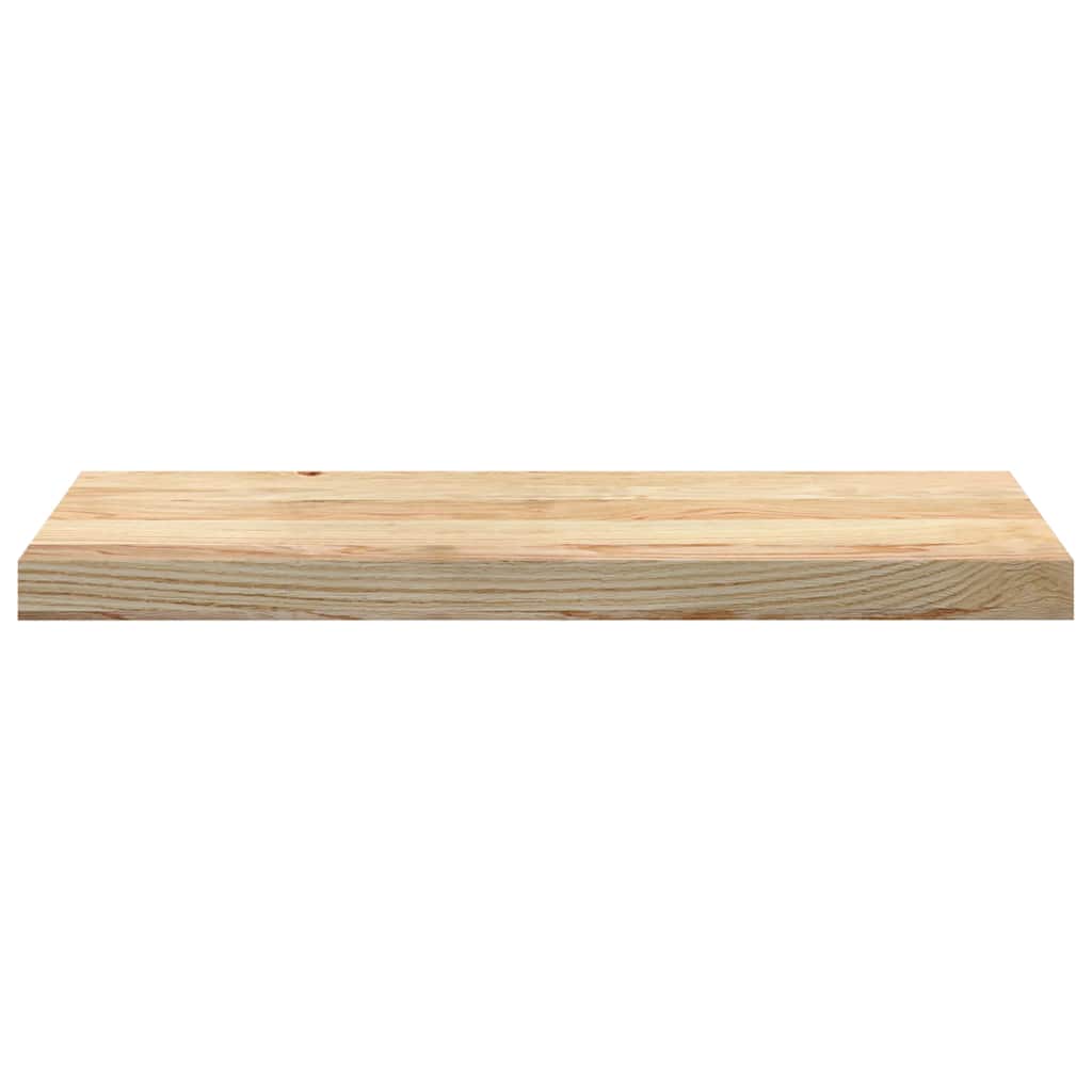 Davanzali 2 pz Non Trattati 70x30x2 cm Legno Massello di Rovere