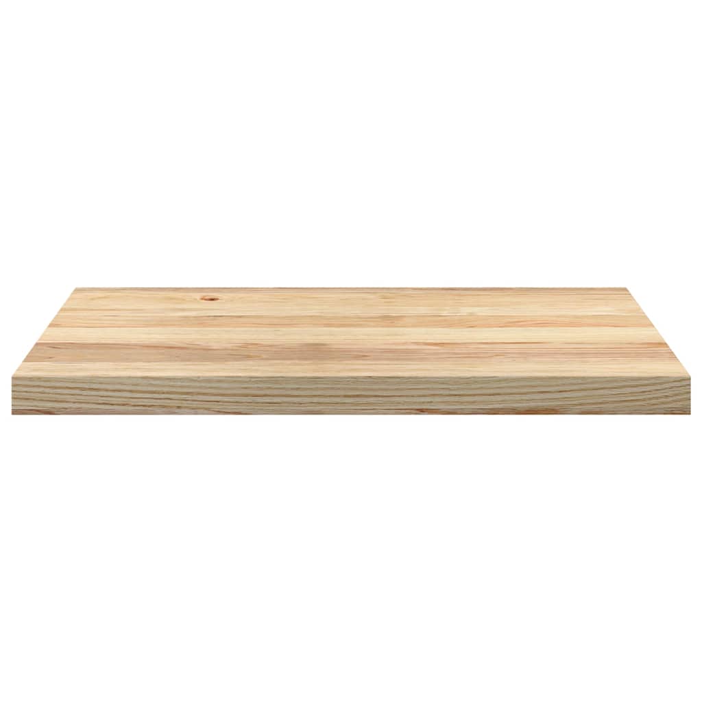 Davanzali 2 pz Non Trattati 70x40x2 cm Legno Massello di Rovere