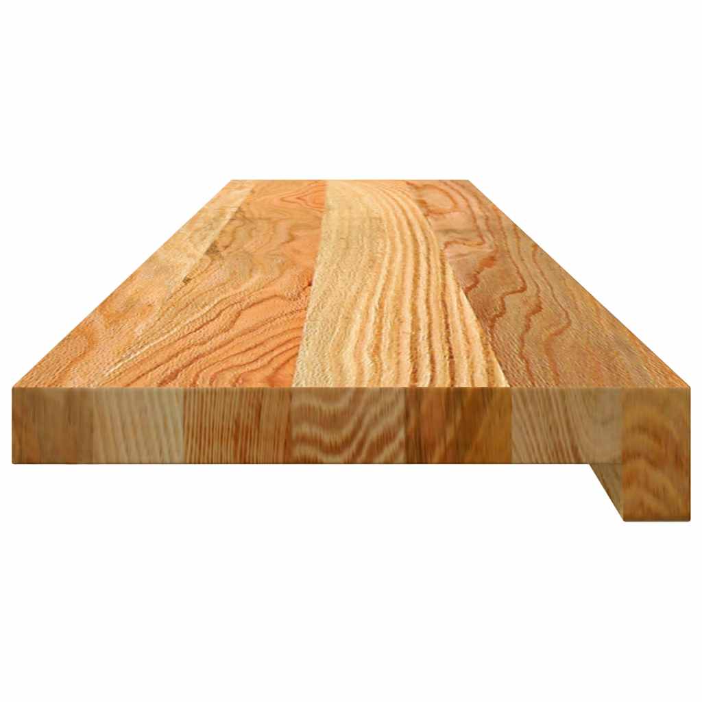 Davanzali 2 pz Marrone Chiaro 100x20x2cm Legno Massello Rovere