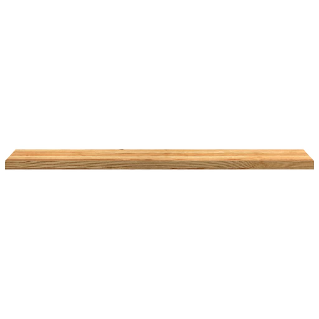 Davanzali 2 pz Marrone Chiaro 140x25x2cm Legno Massello Rovere