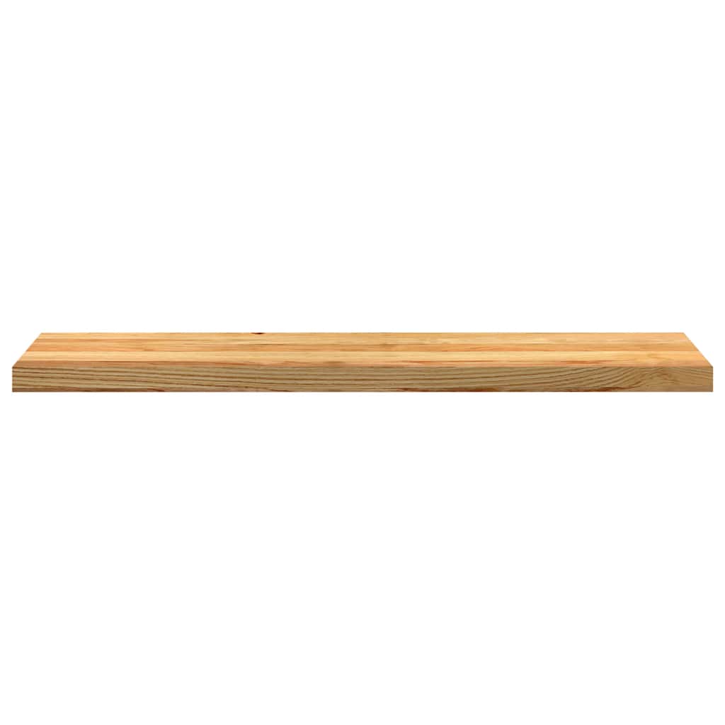 Davanzali 2 pz Marrone Chiaro 110x30x2 cm Legno Massello Rovere