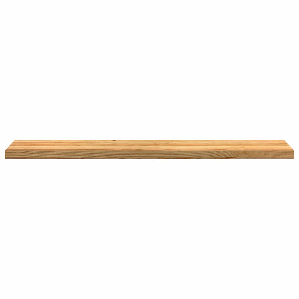 Davanzali 2 pz Marrone Chiaro 140x30x2 cm Legno Massello Rovere