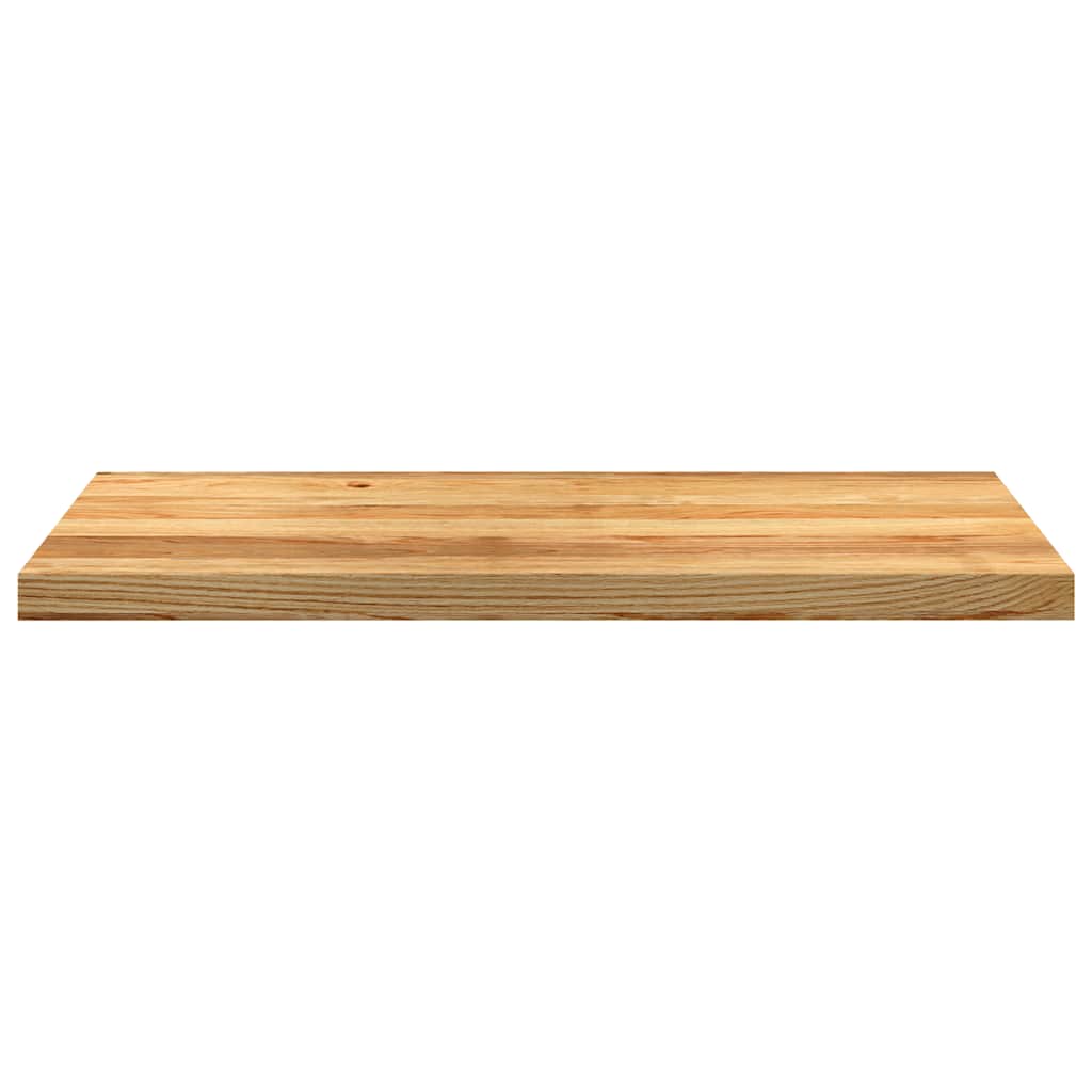 Davanzali 2 pz Marrone Chiaro 90x40x2 cm Legno Massello Rovere