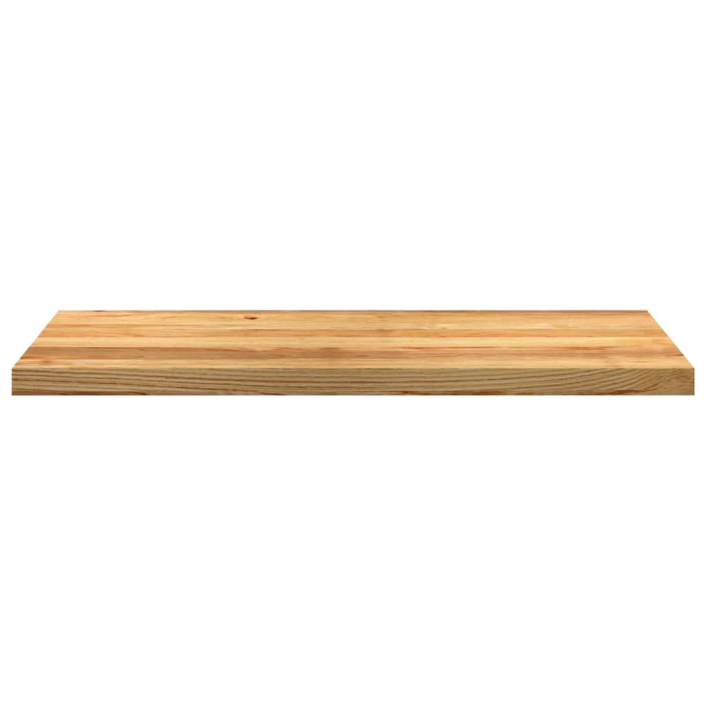 Davanzali 2 pz Marrone Chiaro 100x40x2 cm Legno Massello Rovere